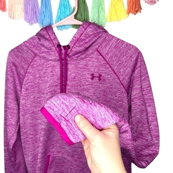 Under Armour Hooded Sweatshirt Storm AF Icon Hoodie Twist Size Extra Small - Picture 9 of 16